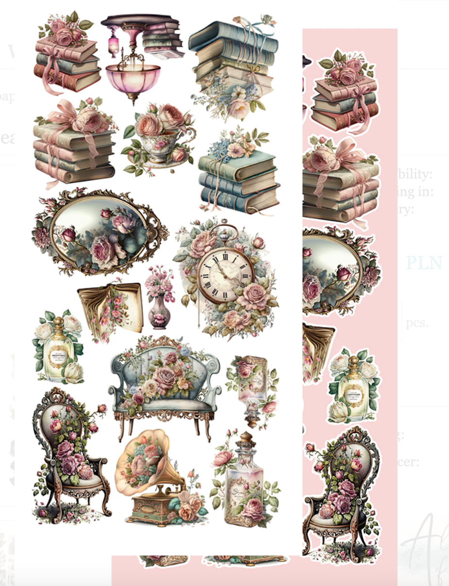 6x12 - Simple Beautiful - Fussy Cutting Set - Alchemy Of Art