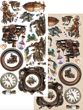 6x12 - Steampunk Dream - Fussy Cutting Set - Alchemy Of Art