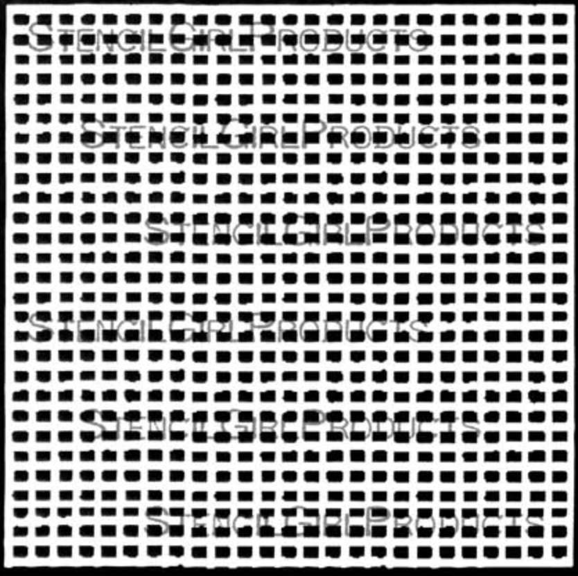 Stencil - Gridded - 6x6 - Stencil Girl