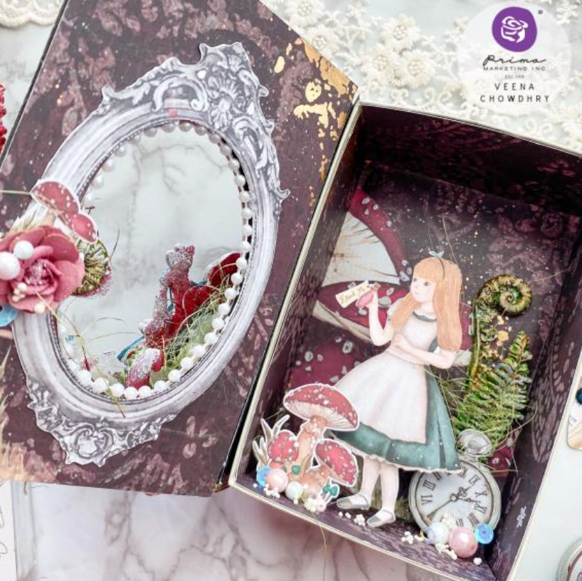 Enchanted Garden - Lost In Wonderland - Prima Marketing - 16/Pkg