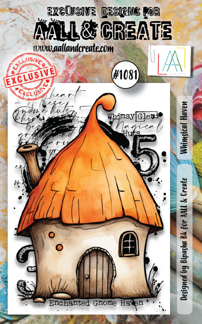 A7 - WHIMSICAL HAVEN - Clear Stamp Set - AALL and Create - #1081