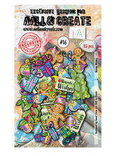 Ephemera - A6 - WARM WISHES - AALL and Create - Designer Janet Klein - #16