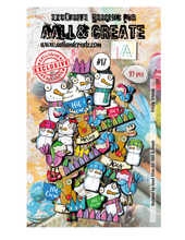 Ephemera - A6 - FROSTY FRIENDS - AALL and Create - Designer Janet Klein - #17