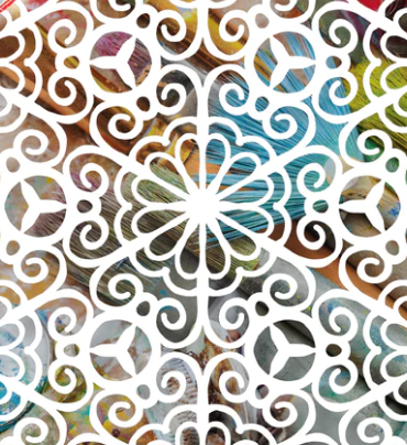 Aall and Create - LISBON TILE - 6x6 - Stencil - Janet Klein - #199