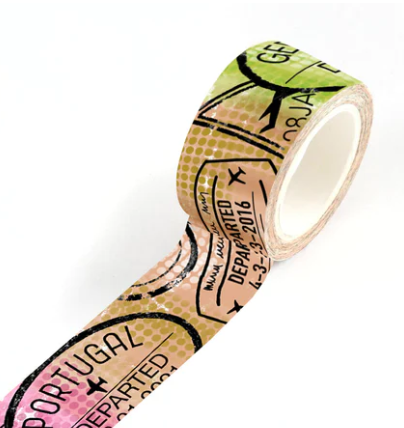 Aall and Create - Washi Tape - #56 - Passport Pease