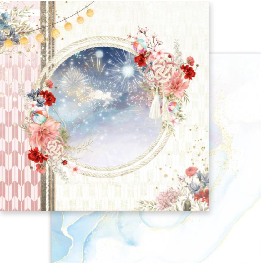 8x8 - Moon Bunny - Celebration - Asuka Studio - Double Sided Paper