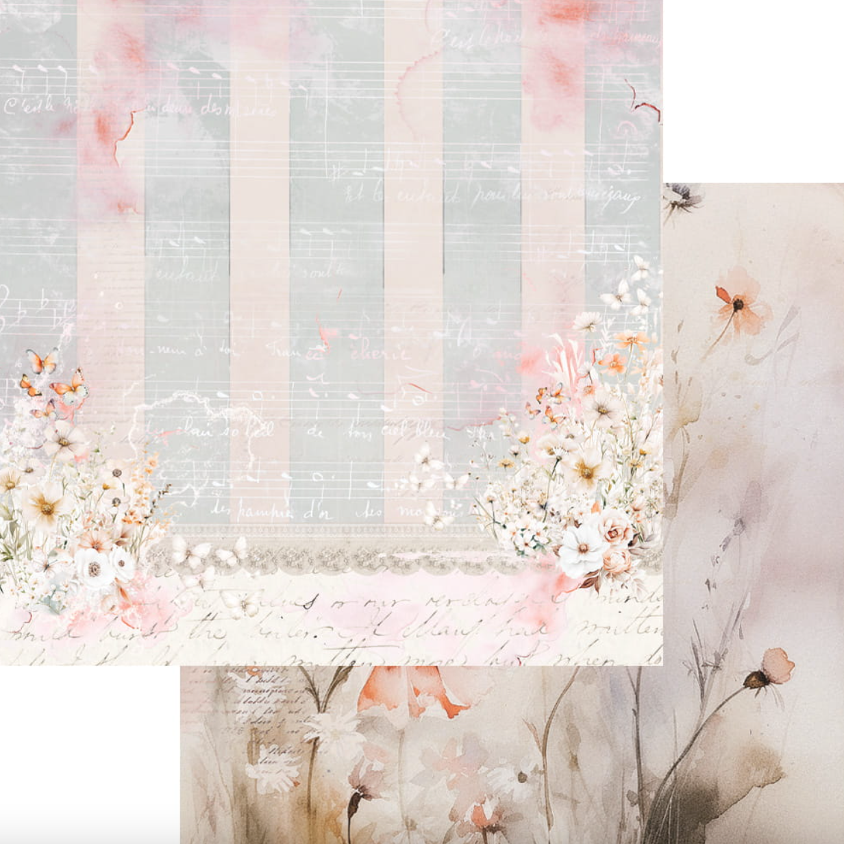 12x12 - Soul Of Spring - 6 Double Sided Paper - Alchemy Of Art