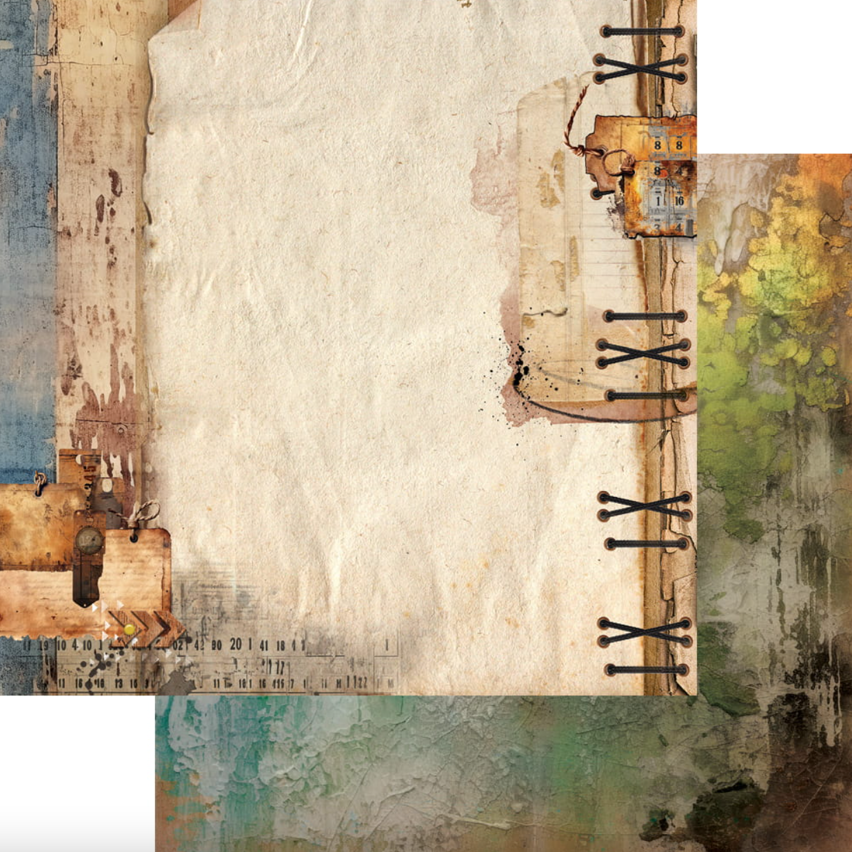 8x8 - The Men's World - 12 Double Sided Paper - Alchemy Of Art