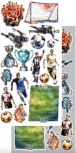 12x6 Cutting Set - The Men's World - 8 Double Sided Paper - Alchemy Of Art