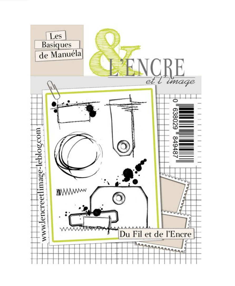 Tag Pieces - Du Fil - Clear Stamp Set - L'encre et L'image