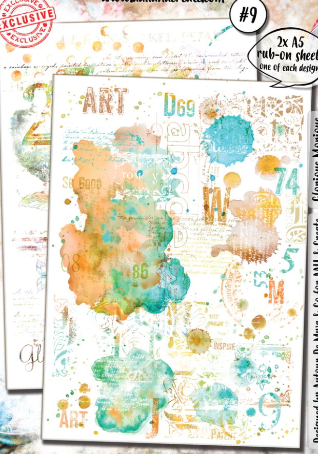 Glorious Morious - A5 Rub Ons - #9 - Aall and Create