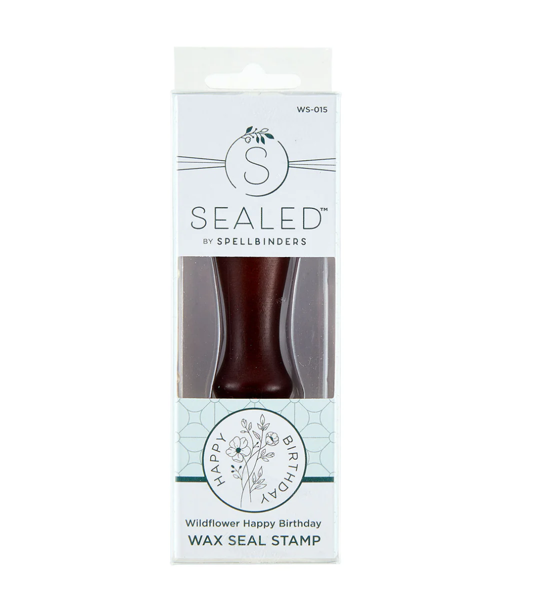 Wax Seal Stamp - Wildflower Happy Birthday - Sealed Collection - Spellbinders