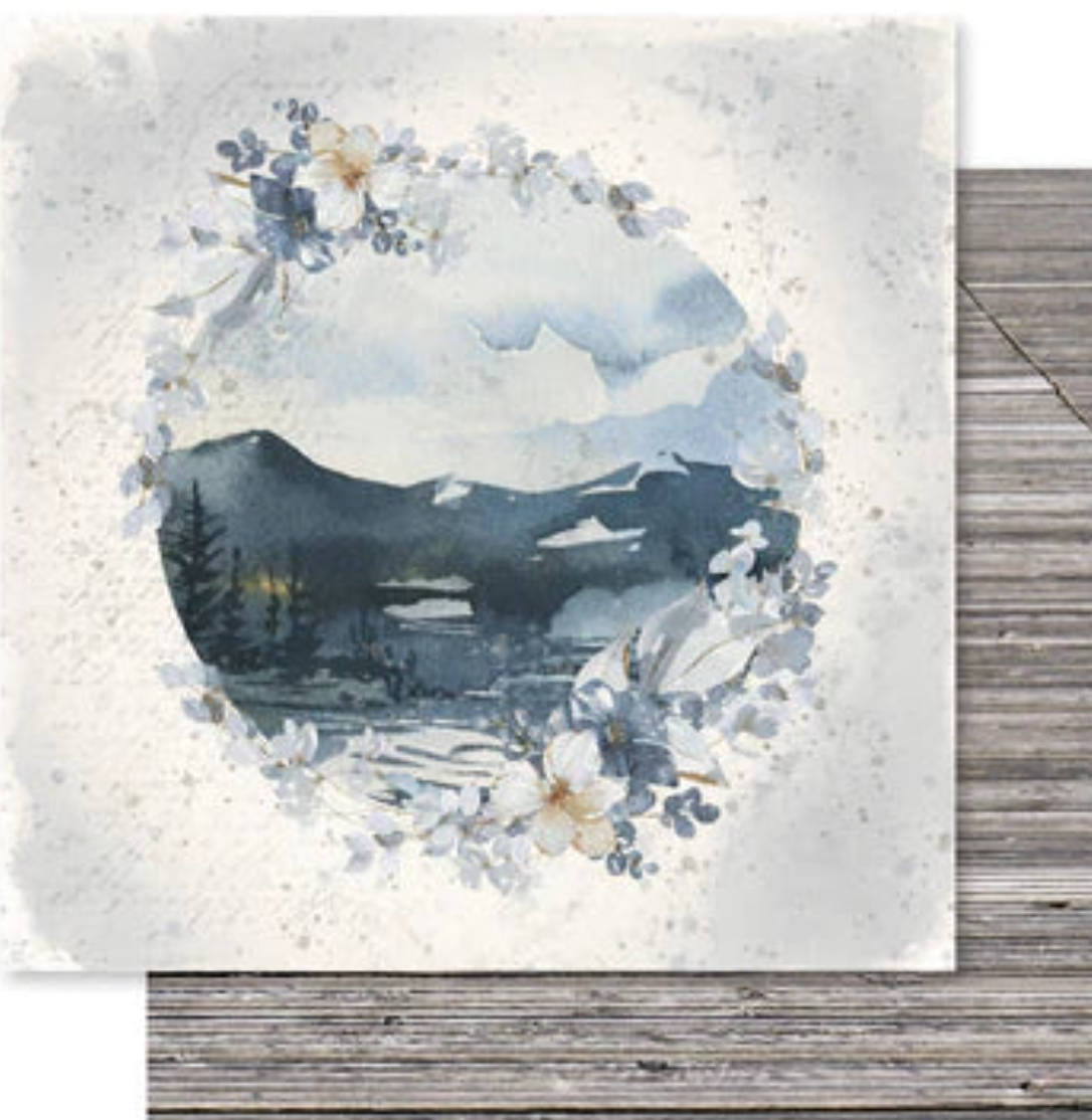 6x6 Inch - Morning Memories - Double Sided Paper - Paper Rose