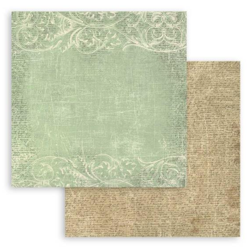 12x12 - Backgrounds - Brocante Antique - Double-Sided Paper Pad - 10/Pkg - Stamperia