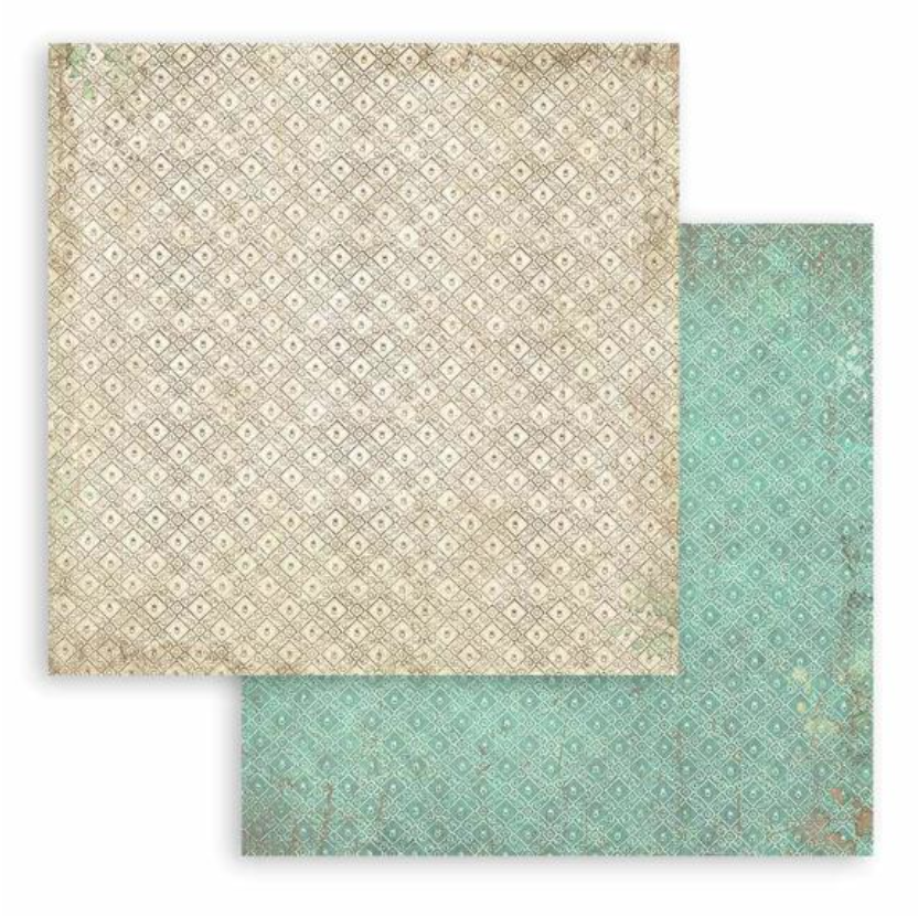 12x12 - Backgrounds - Brocante Antique - Double-Sided Paper Pad - 10/Pkg - Stamperia