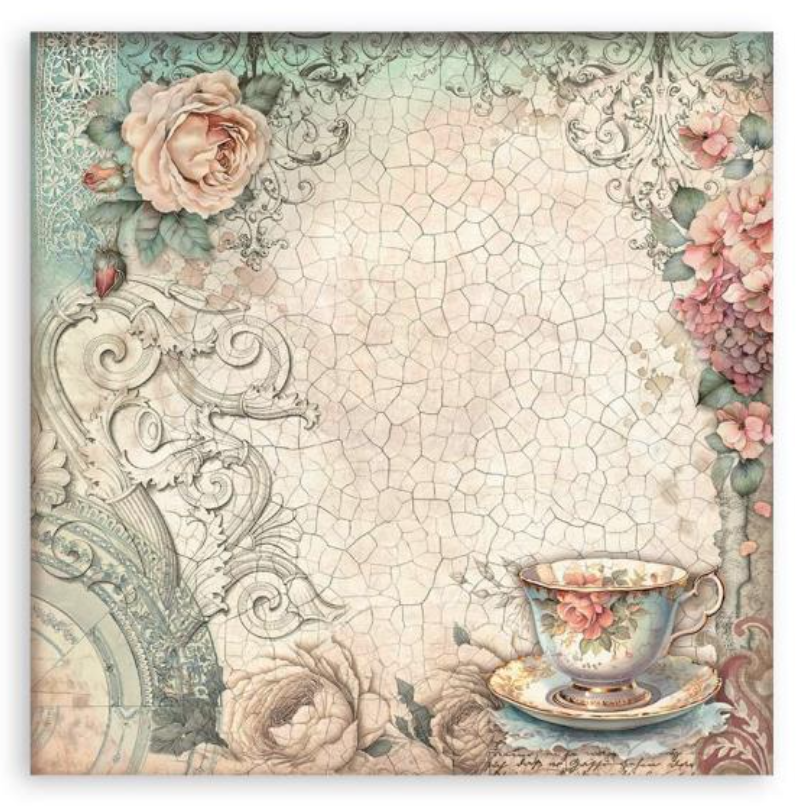 12x12 - 22/Pkg - Brocante Antique - Single-Sided Paper Pad - Stamperia