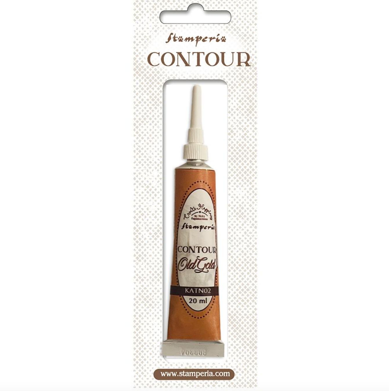 Create Happiness - Contour Liner 20ml - Old Gold - Stamperia