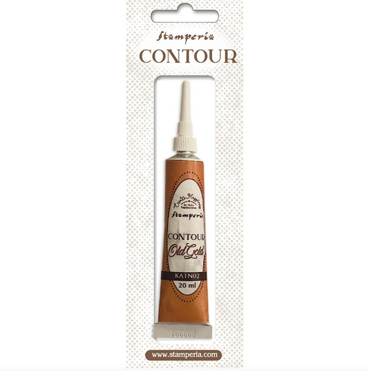 Create Happiness - Contour Liner 20ml - Old Gold - Stamperia