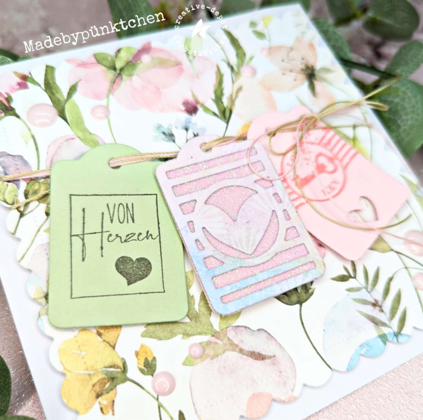 Die - Cute Heart Tags - Creative Depot