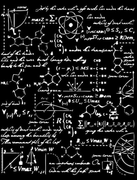 Stencil - Formulas - Alchemy - Stamperia