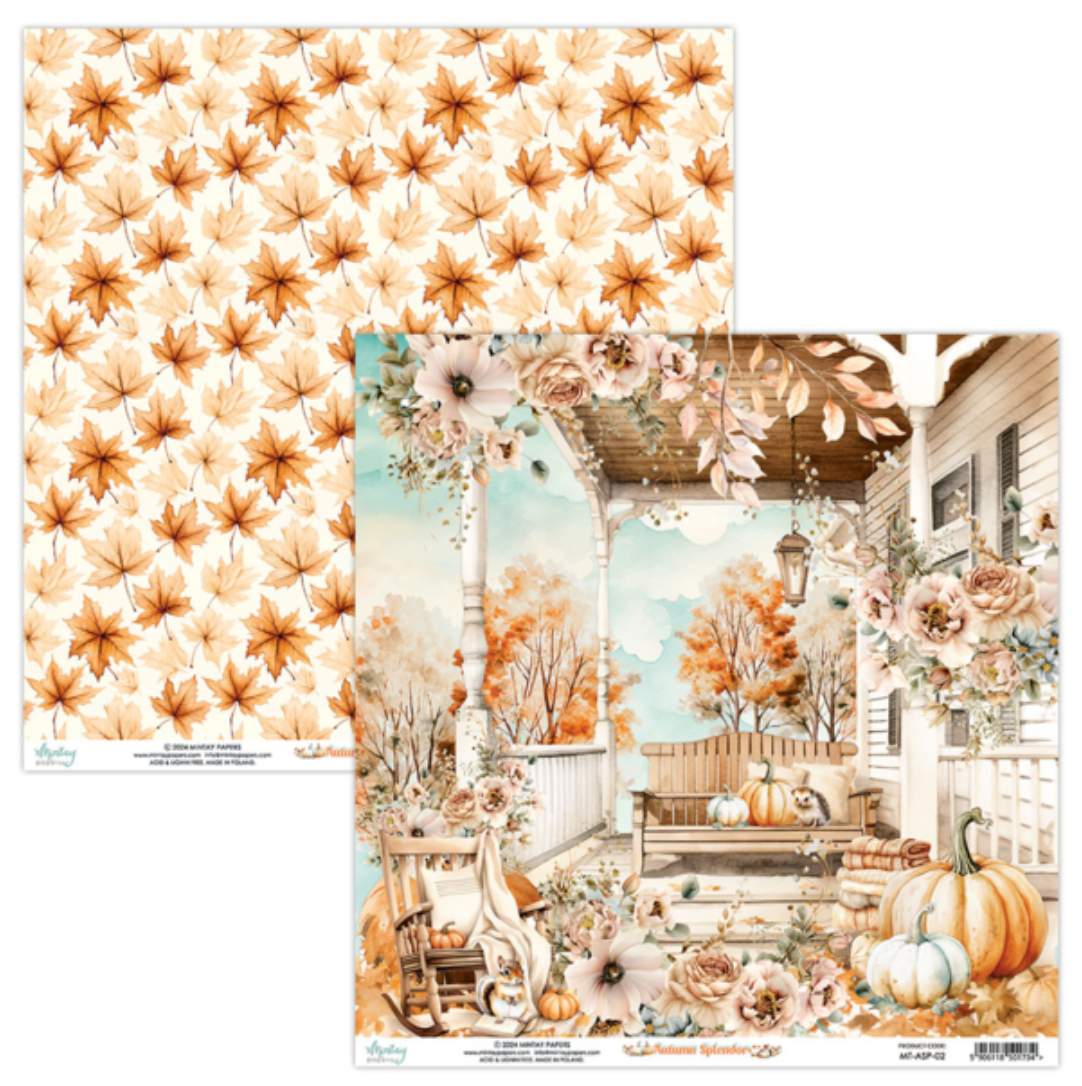 Autumn Splendor - 12 x 12 Paper Set - Mintay Papers