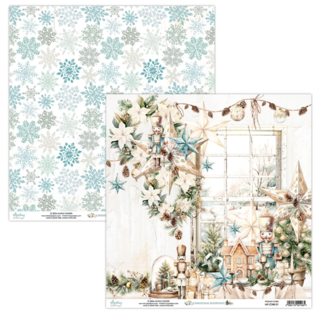 Christmas Blessings - 12 x 12 Paper Set - Mintay Papers