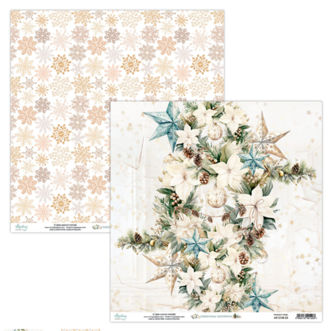 Christmas Blessings - 12 x 12 Paper Set - Mintay Papers