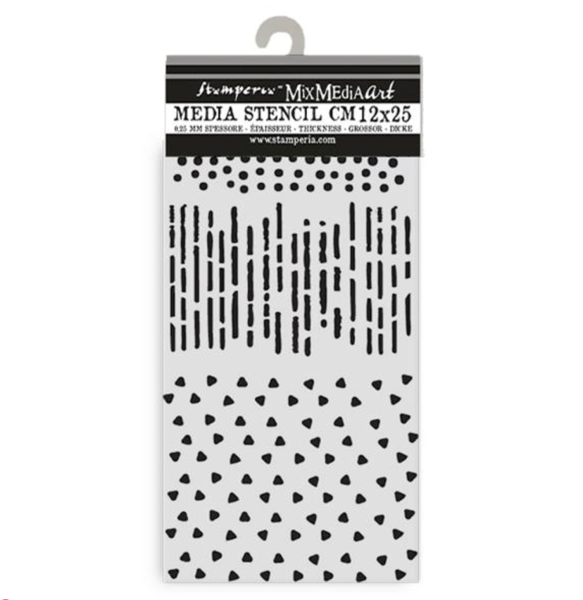 Stencil - Dewdrops - Patterns - Create Happiness - Stamperia