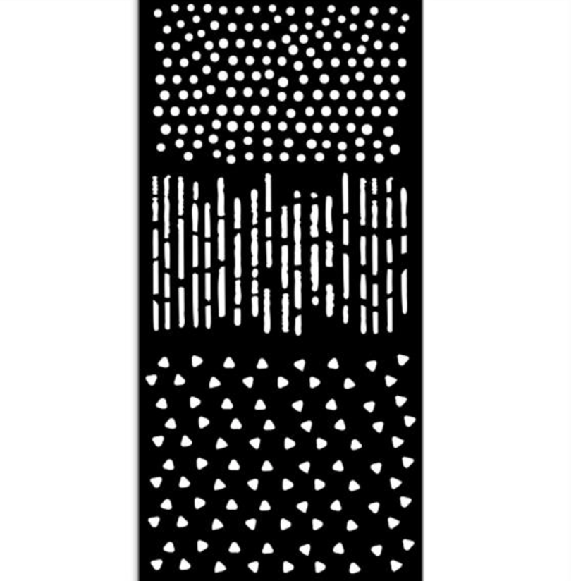 Stencil - Dewdrops - Patterns - Create Happiness - Stamperia