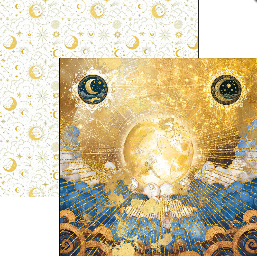 12x12 - Celestial - Paper Pad 12/Pkg - Double Sided Paper - Ciao Bella