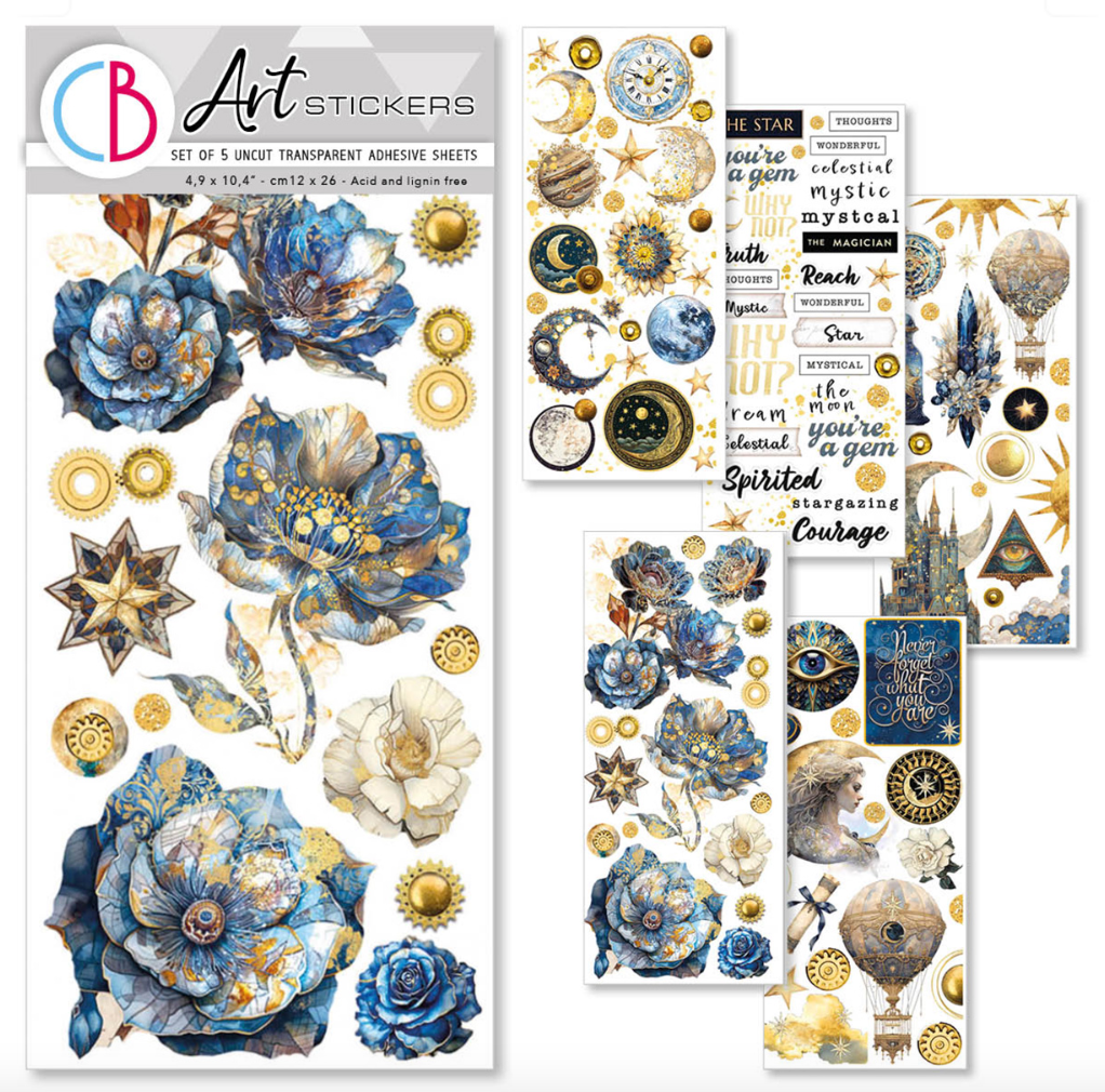 Art Stickers - Celestial - 5Pkg - Ciao Bella