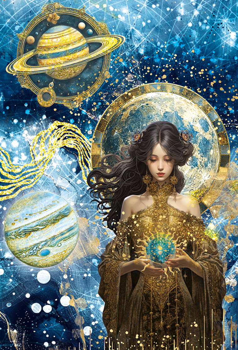 Rice Paper A4 - Celestial - 1 Sheet - Ciao Bella