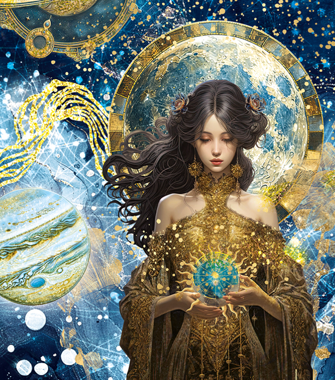 Rice Paper A4 - Celestial - 1 Sheet - Ciao Bella