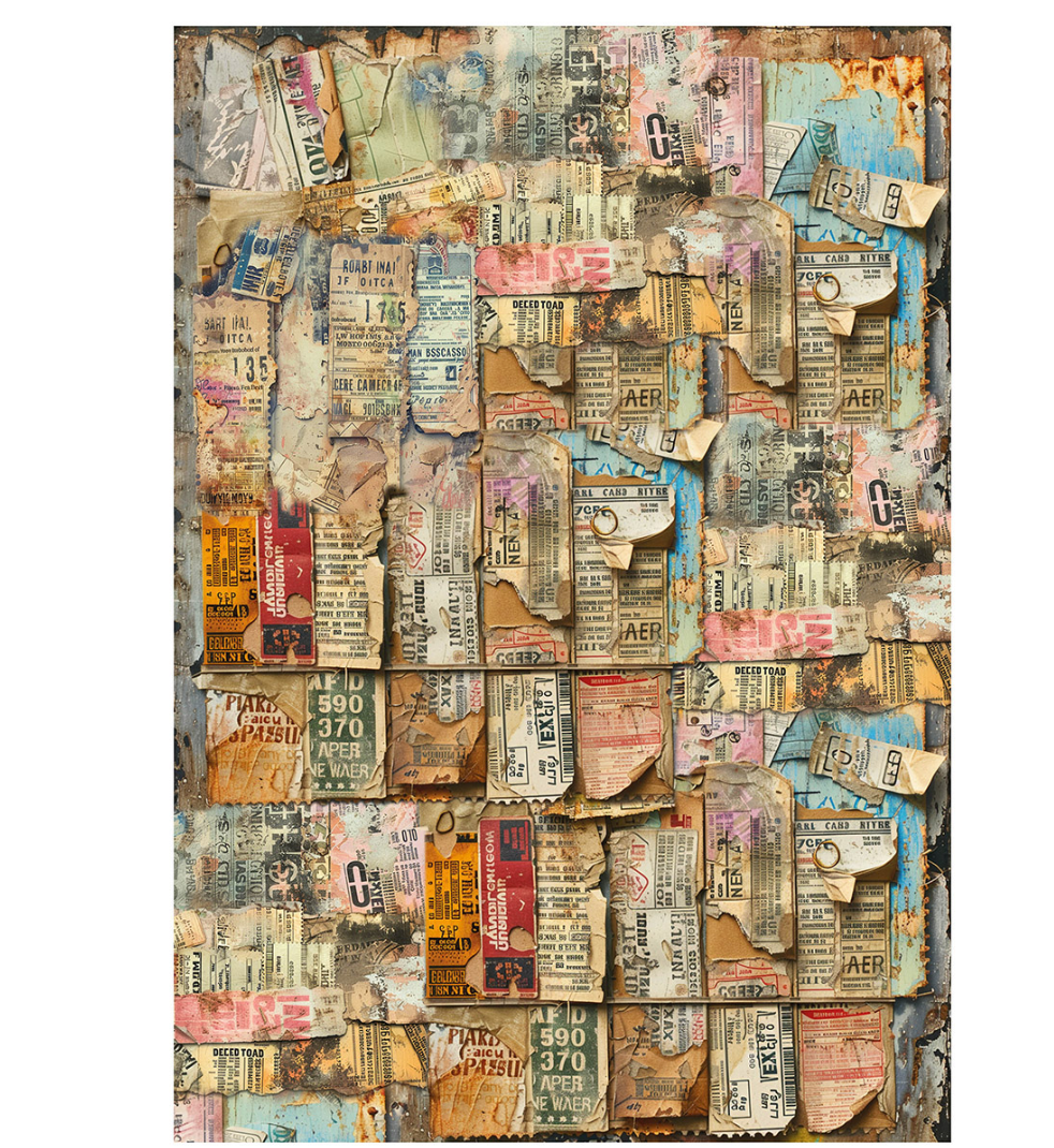 A4 Rice Paper Set - Journey Ahead - 4/Pkg - Ciao Bella