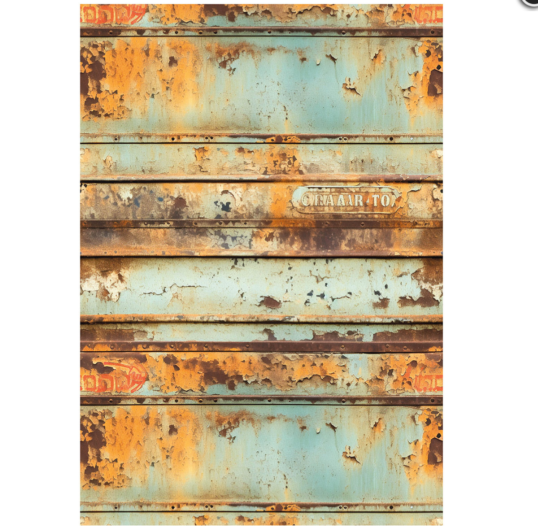 A4 Rice Paper Set - Past Time - 4/Pkg - Ciao Bella