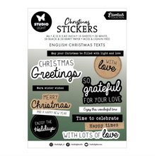 Sticker Pad - Christmas Texts - Nr 21 - Studio Light