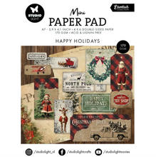 Mini Paper Pad - Happy Holidays - 2.91