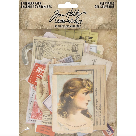 Keepsakes - Ephemera Pack - Ideaology - Tim Holtz