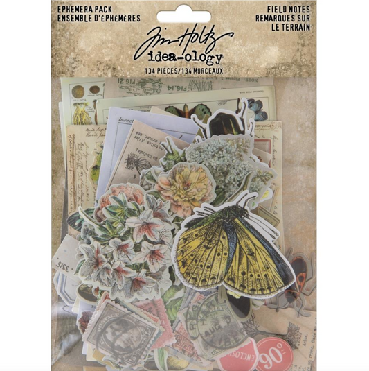 Tim Holtz - Ideaology - Ephemera - Field Notes