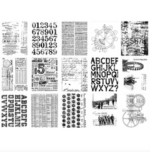 Collage Paper - Archives -  30 Pieces - Ideaology - Tim Holtz