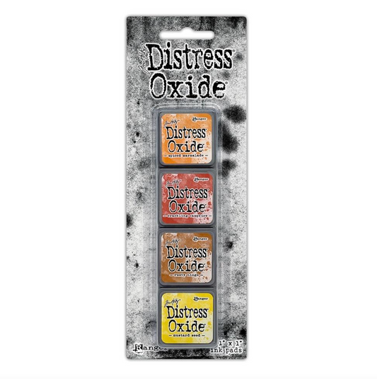 Distress Mini Oxide Ink Pads 4/Pkg - Kit #2 - Tim Holtz