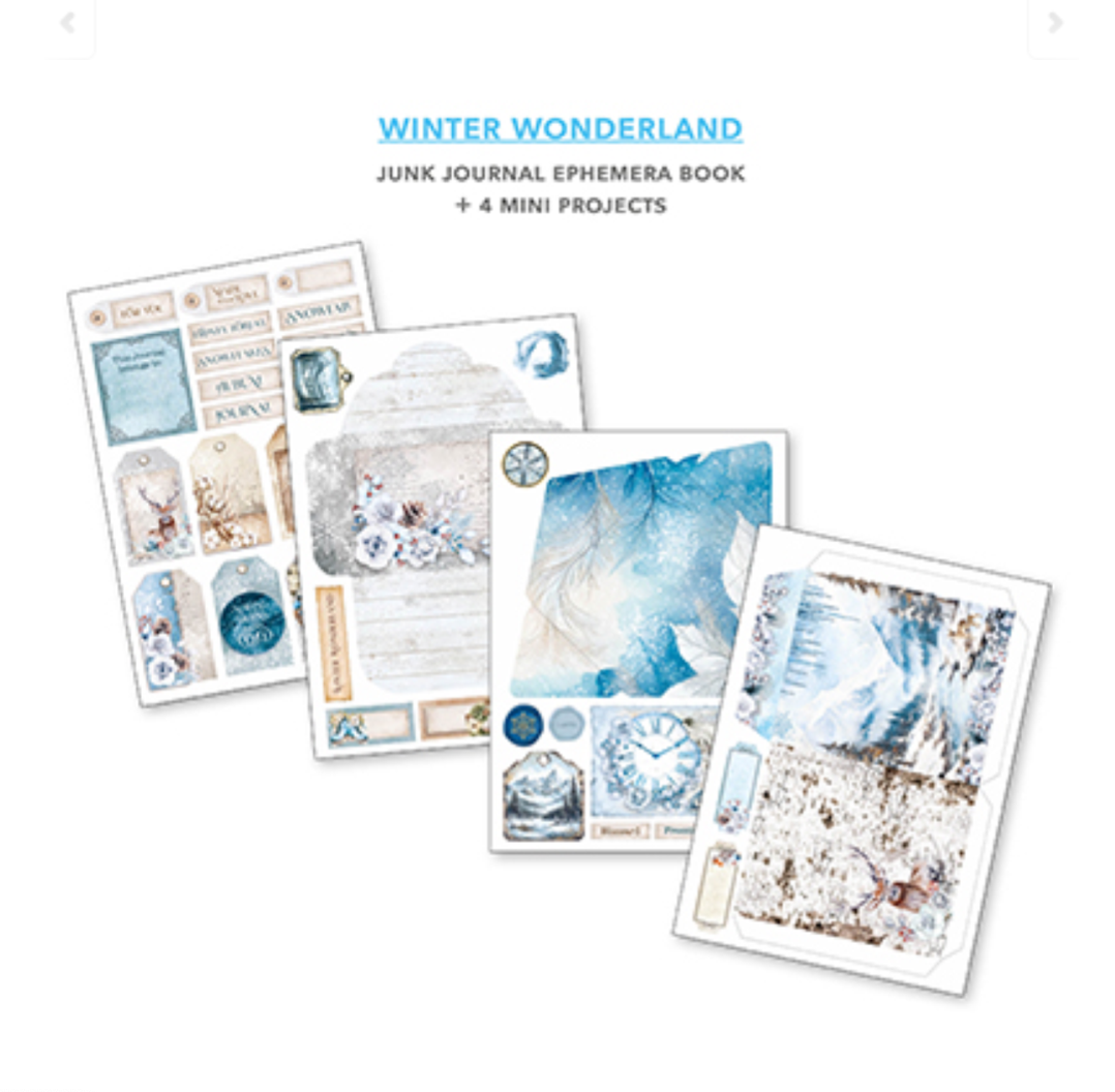 A4 Ephemera Book -Winter Wonderland - 32/Pkg - Ciao Bella