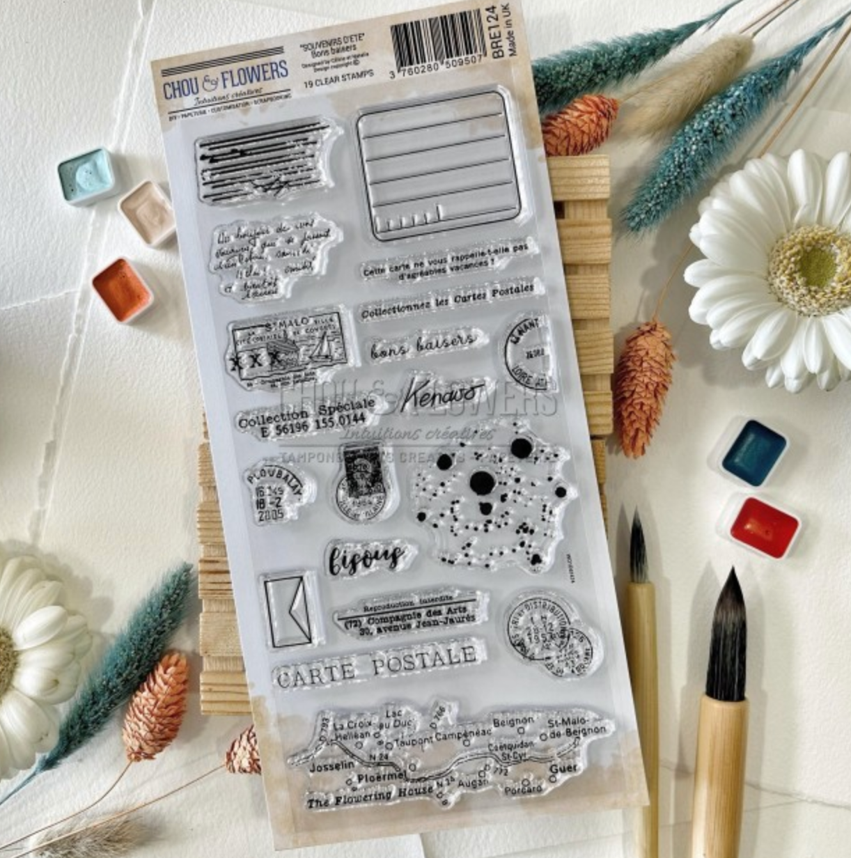Clear Stamp - Good Love - Chou and Flowers