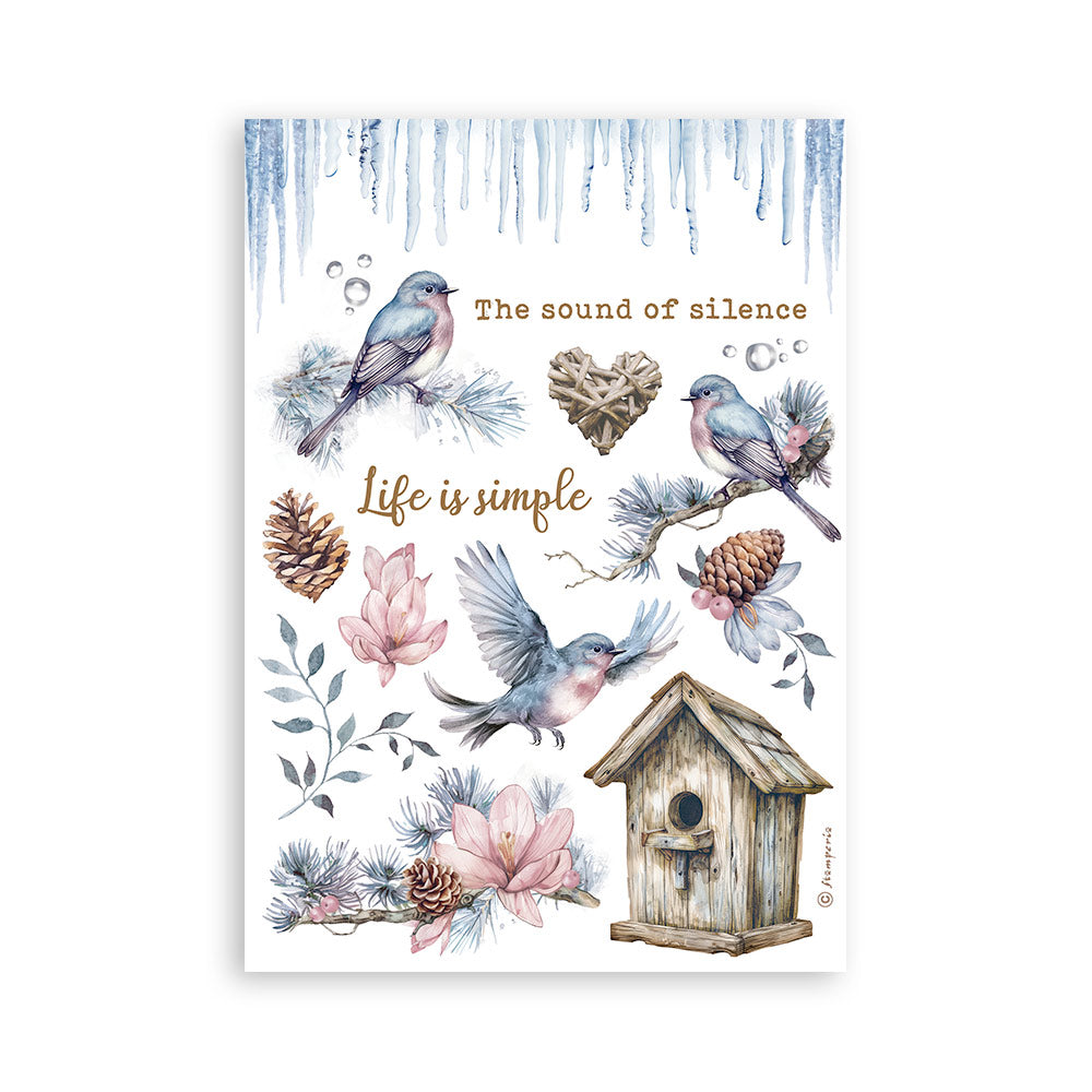 Washi Pad 8/Pkg - Dewdrops - Create Happiness - Stamperia