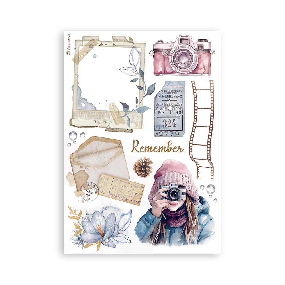 Washi Pad 8/Pkg - Dewdrops - Create Happiness - Stamperia