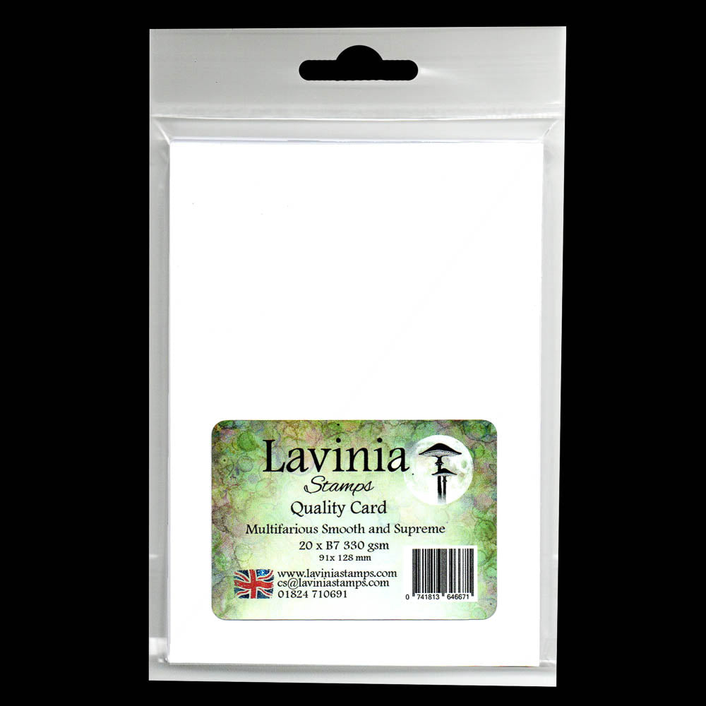Multifarious Card - B7 - White 20 Sheets - 330 gsm