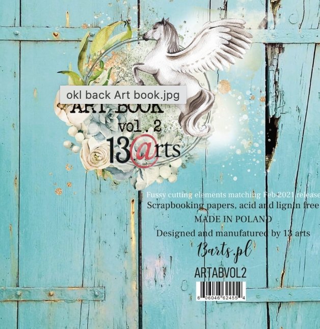 13 @rts - ART BOOK vol. 2 8x8 "Paper pad 13 @rts