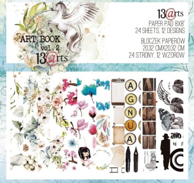13 @rts - ART BOOK vol. 2 8x8 "Paper pad 13 @rts
