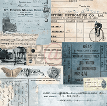 13 @rts - BACK IN TIME Paper Set - 12x12 Inch - Messy Papercrafts