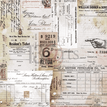 13 @rts - BACK IN TIME Paper Set - 12x12 Inch - Messy Papercrafts